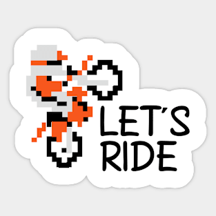 Let's Ride Sticker